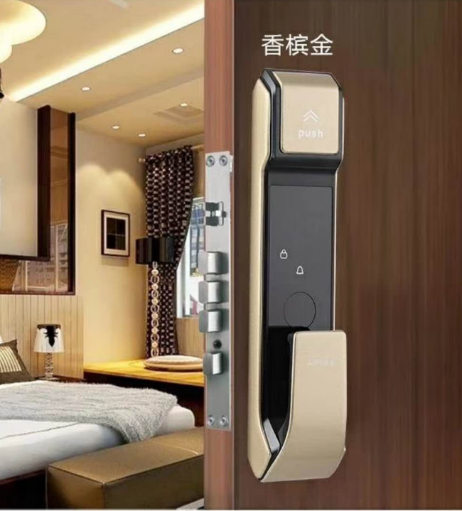 電子密碼指紋鎖